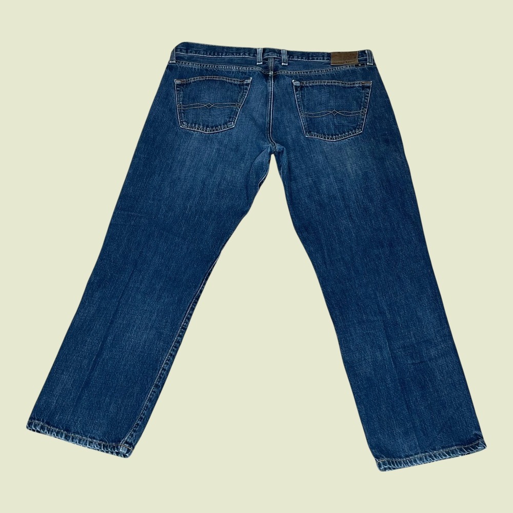 Lucky Brand 221 Original Straight Mens Blue Jeans 38x30 Medium Wash - Picture 2 of 12
